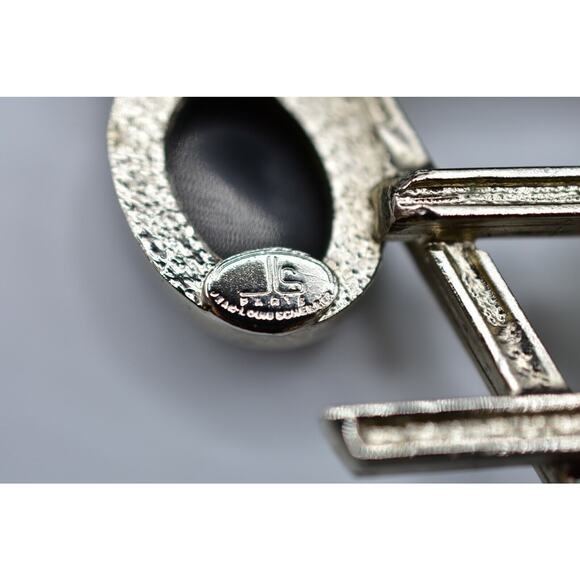 Jean Louis Scherrer Cabochon Pin Brooch JLS Modern Contemporary Designer Bin4 - Picture 12 of 12